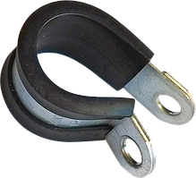 R-Хомут d15 обжимний W1 сталь цб DIN3016-1 (50 шт/уп)