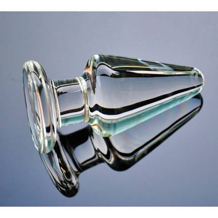 Анальна пробка 5,5 см велика для фістингу LYNX Ice Whiz великий діаметр, фото 2