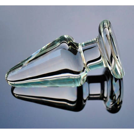 Анальна пробка 5,5 см велика для фістингу LYNX Ice Whiz великий діаметр, фото 3