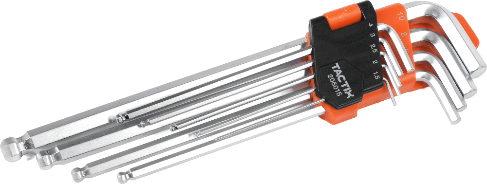 Набір 6г.кл. 1,5-10мм з/кулю XL 9шт TC