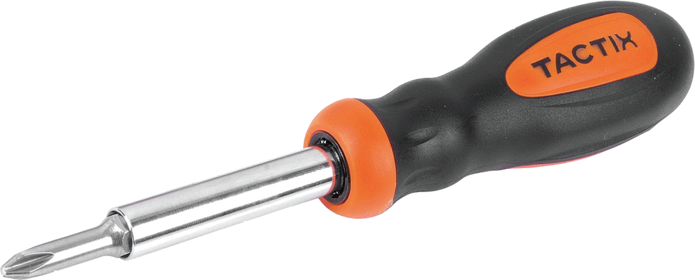 Викрутка з/бітами 6-в-1,коротке TC