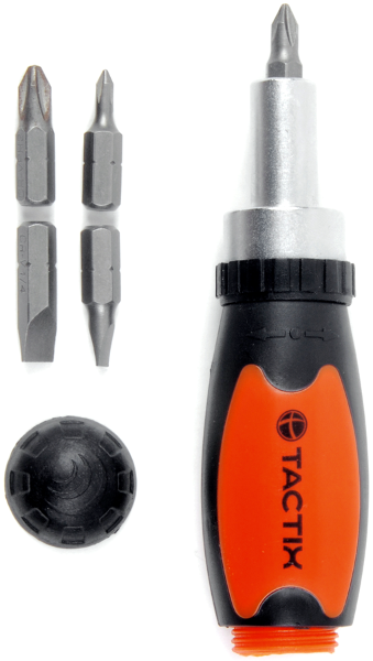 Викрутка з тріскачкою 6-в-1 TACTIX