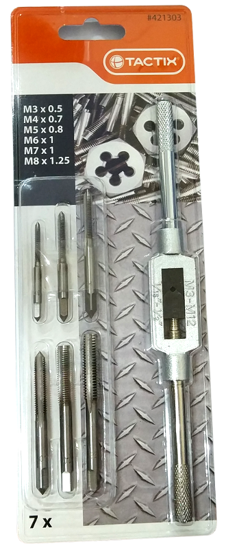 Набір мітчиків M3-M8 з/комірчиком 7-в-1 TC