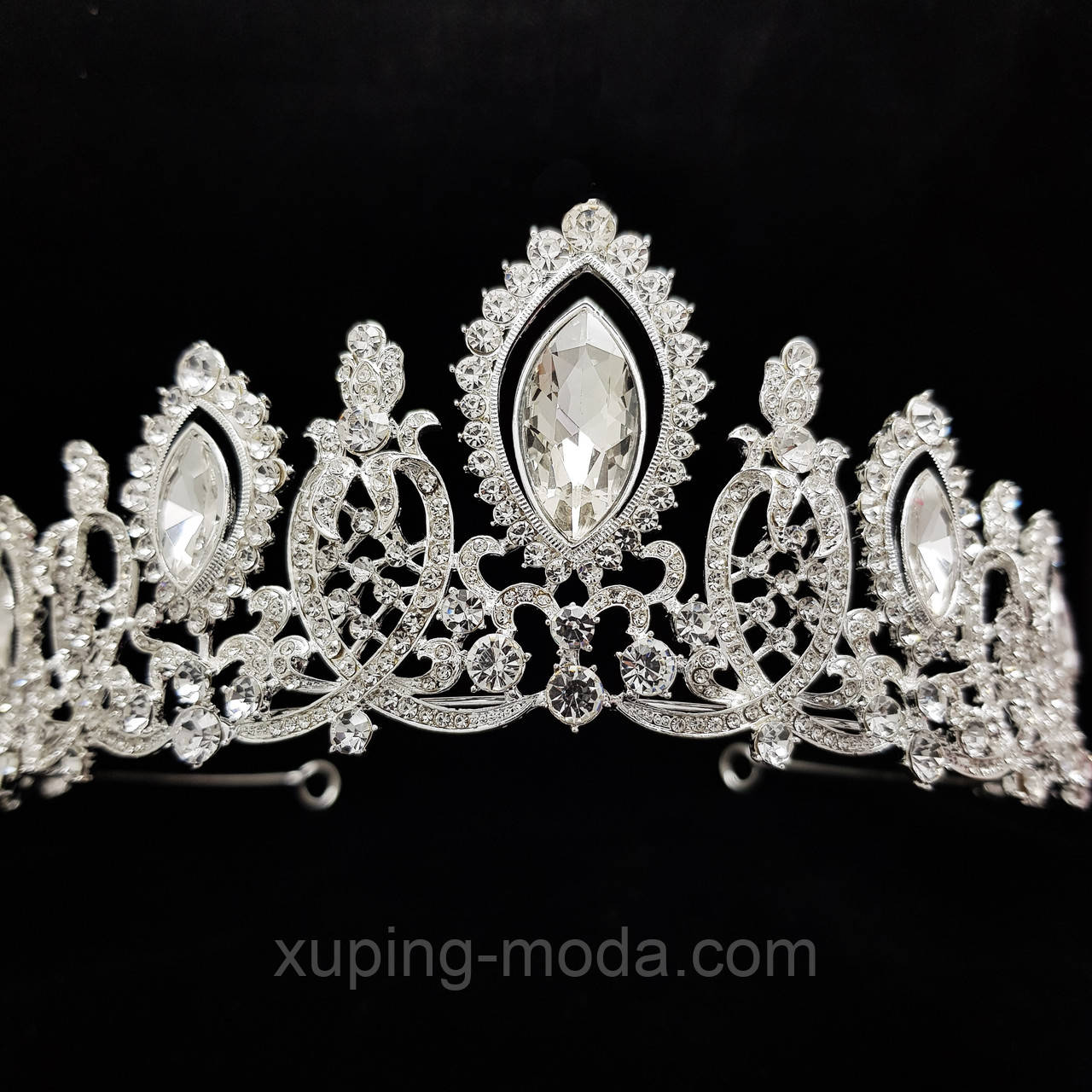 Красива корона, тіара, діадема, вінок для нареченої, для зачіски, фото 1