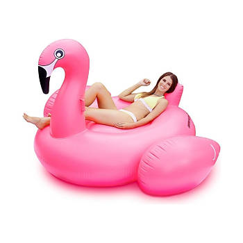 Надувний матрац "Фламінго Pink" (190 см)