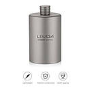 Фляга титанова для алкогольних міцних напоїв Lixada titanium 200 мл Фляга з титану для алкоголю в чохлі, фото 7