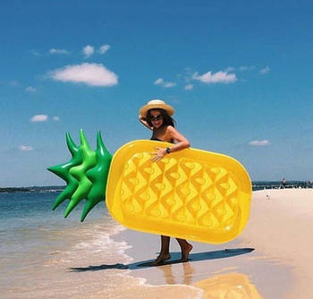 Надувний матрац "Ананас" (180 см)