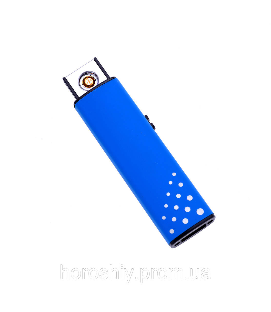 Безпламна запальничка Champ Dotted&Colored USB Igniter Синій 