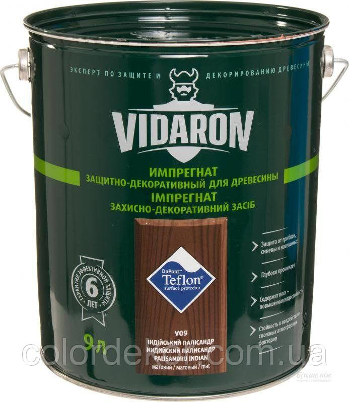 Просочення для дерева з біозахистом Імпренат Vidaron (V09 індійський палісандр) 9 л