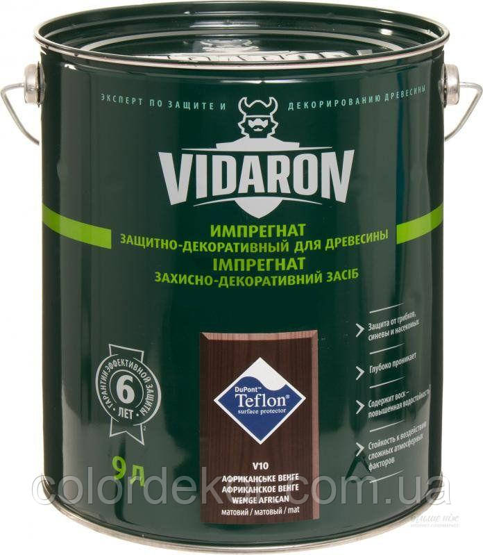 Просочення для дерева з біозахистом Імпресант Vidaron (V10 африканське венге) 9 л