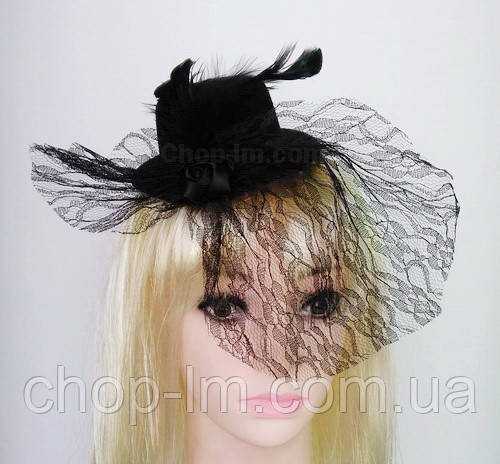 Шляпка черная Испания