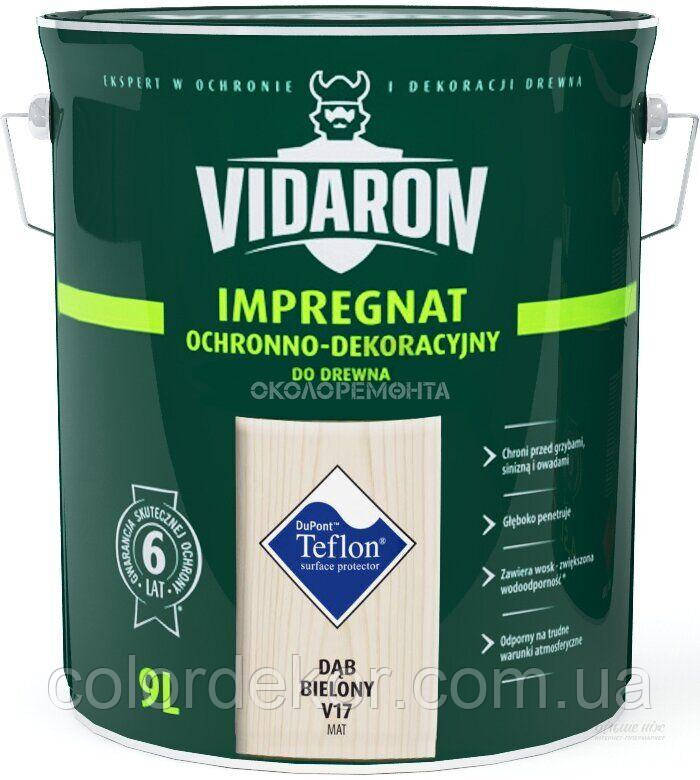Просочення для дерева з біозахистом Імпренат Vidaron (V17 вибілений дуб) 9 л
