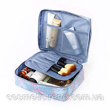 Косметичка/несесер жіноча дорожня Trevel Season Bag Rose Grey 22*17*8 см, фото 5