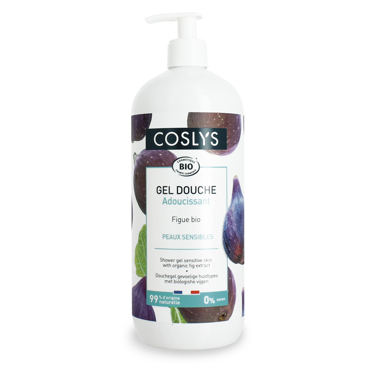 Гель для чутливої шкіри з екстрактом органічного інжиру Coslys, 1л
