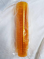 Стакан скло подібний 200 мл 25 шт помаранчевий (мітка-200)