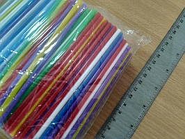 ТРУБІЧКИ РОЗНОЦЕВНІ ПРЯМОВІ 12,5 СМ 200 ШТ