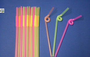 Трубочки з довгою гофрою artistik straw 26 см, 100 шт.