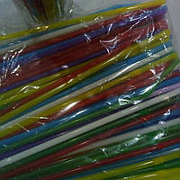 ТРУБІЧКИ ФРЕШ АССОРТІ ПРЯМОВІ 25 СМ D=8 ММ 500 ШТ УКР