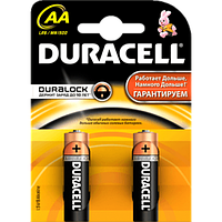 DURACELL Basic AA батарейки алкалиновые 1.5V LR6 2шт Бельгия