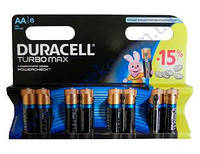 DURACELL TurboMax AA батарейки алкалиновые 1.5V LR6 8шт Бельгия