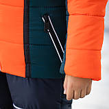 Модний зимовий комплект на хлопчика "Богостер" куртка+напівкомбінезон, фото 4