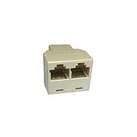 Разветвитель RJ-45 8p8c на 2 гнезда