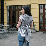 Трикотажний Слінг-шарф "Графіт" Love&Carry Слінгі, фото 3