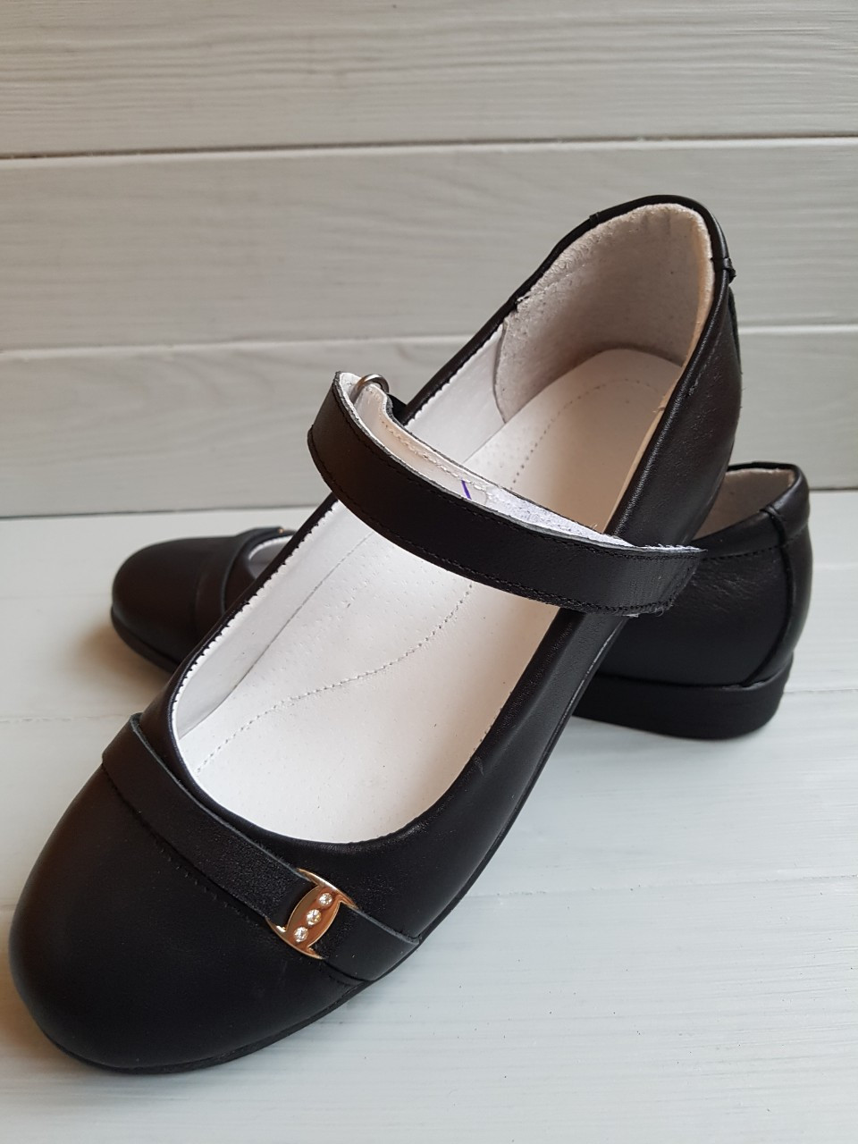 Туфлі шкіряні D Style Black 35р