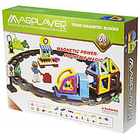 Конструктор магнитный детский MagPlayer MPK-68, из 68 элементов