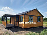 Дачні, збірні, каркасні будиночки! Євробрус-сосна(хіт сезону)., фото 3