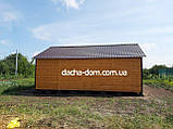 Дачні, збірні, каркасні будиночки! Євробрус-сосна(хіт сезону)., фото 7
