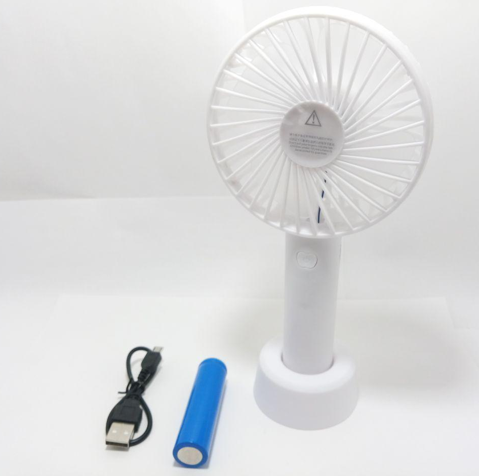 Вентилятор ручної AERO FAN, акумулятор 18650, 1m кабелю USB, Black, Box
