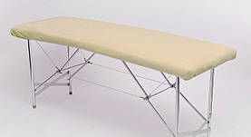 Чохол на кушетку універсальний із гумкою Кремовий Panni Mlada 0,8 х 2,1 45 г/м2.кв спанбонд