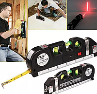 Лазерный уровень с рулеткой /вертикаль/ гориз/крест FIXIT LASER PRO 3