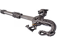 Сувенирная сабля Китайский Дракон + ножны с драконом с гравировкой на лезвии