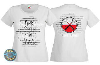 Футболка жіноча PINK FLOYD The Wall біла, фото 1