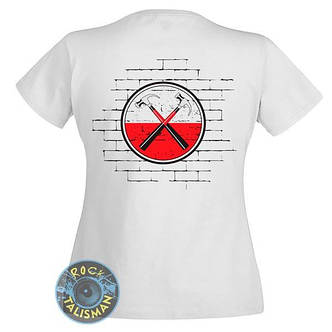 Футболка жіноча PINK FLOYD The Wall біла, фото 4