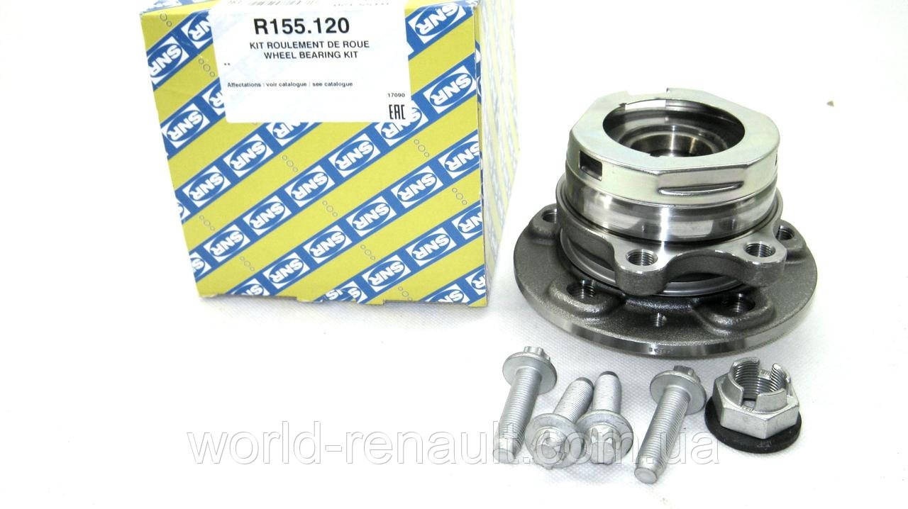 Комплект (ступця) підшипника передньої маточини (+ ABS) на Рено Трафік III з 14 г./NTN-SNR R155.120