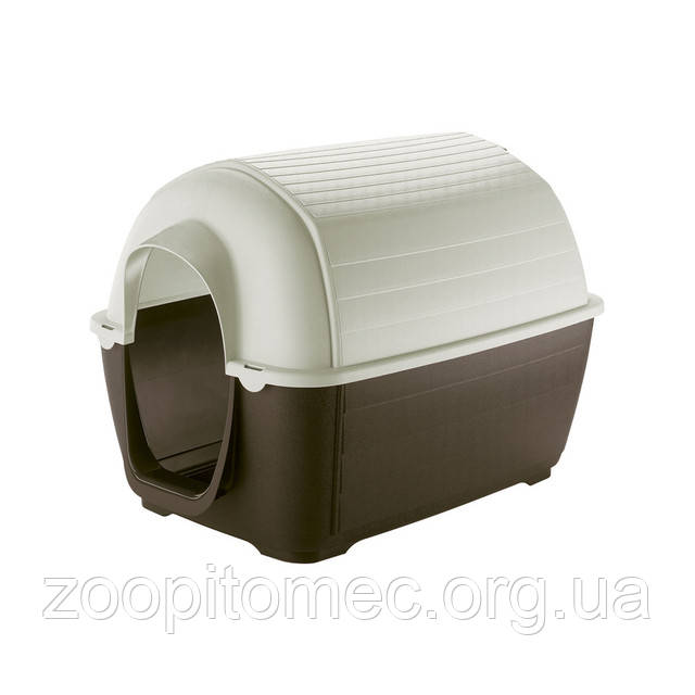 Пластиковая будка для собак KENNY Ferplast MINI (Кенни Ферпласт МИНИ) в форме иглу, 40*66*40 см Пластиковая будка для собак