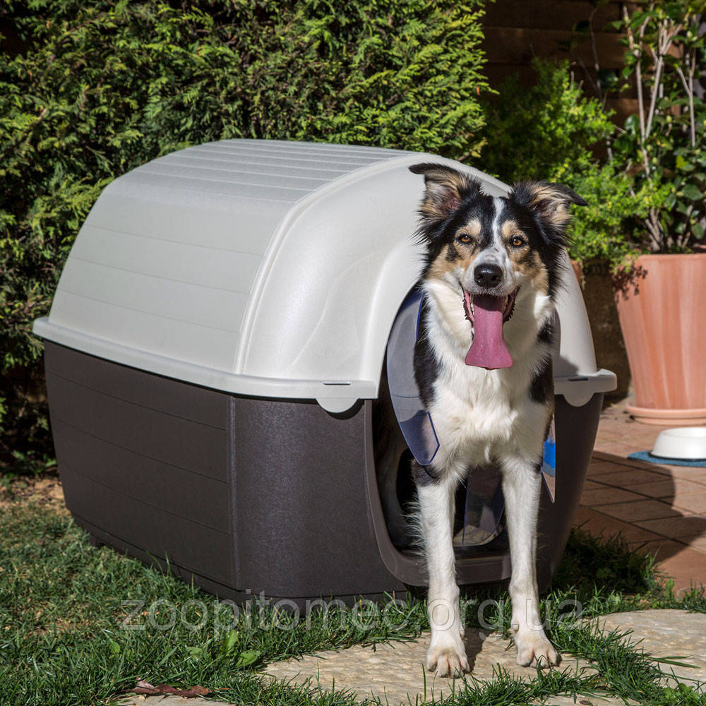Пластикова будка для собак KENNY Ferplast MINI (Кенні Ферпласт МІНІ) у формі голку, 40*66*40 см