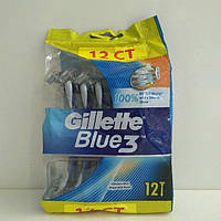 Одноразовые станки с плавающей головкой Gillette Blue 3 лезвия (сейчас 16 шт)