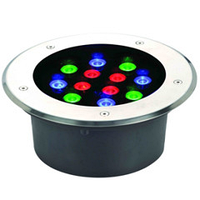 Підводний вбудований світильник 12*1W RGB ip68 Ecolend