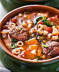 Італійський суп з фрикадельками