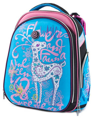 Ранець каркасний шкільний ортопедичний SchoolCase, "Fauna" Class 9629 ж, фото 1