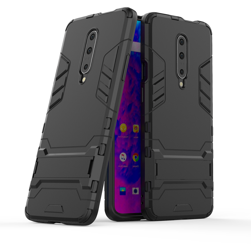 Чохол Hybrid case для OnePlus 7 Pro бампер з підставкою чорний