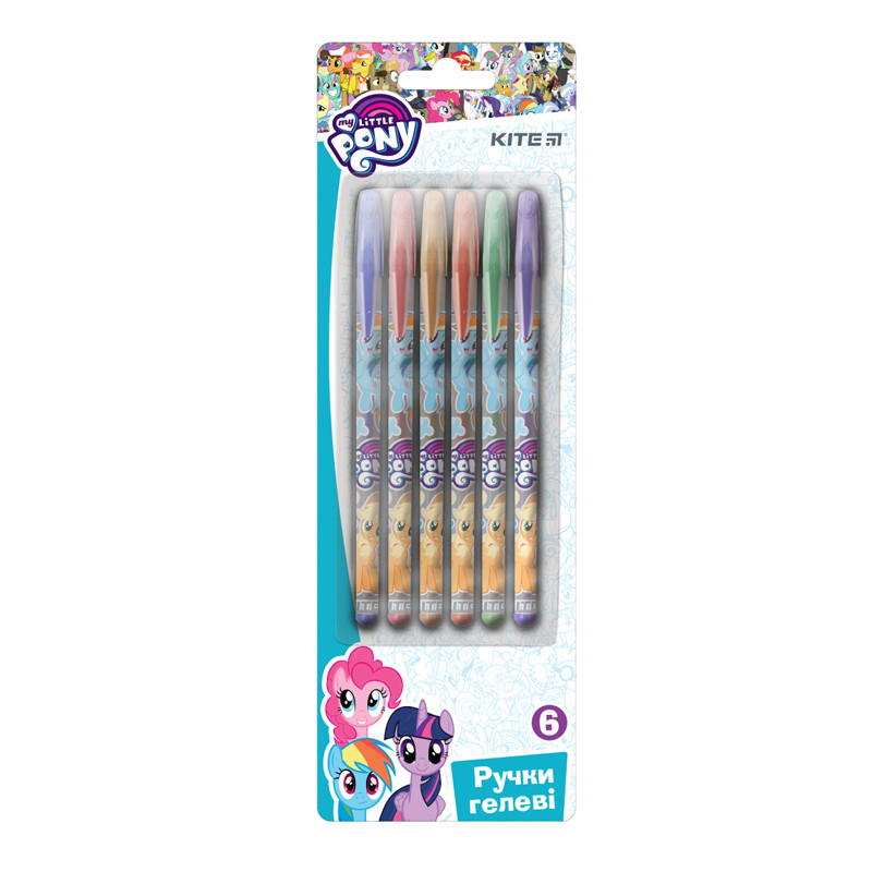 Набір гелевих ручок з глітером Kite My Little Pony LP19-037, фото 1