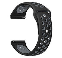 Спортивный ремешок Primo Perfor Sport для часов Huawei Watch 2 - Black&Grey