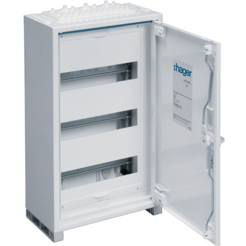 Щит 500х300х161мм 36 мод зовнішній металевий Univers Hager FWB31S