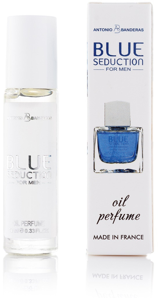 Чоловічий масляний парфум Antonio Banderas Blue Seduction - 10 ml (Кульковий)