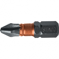 Біти ударні 1/4" х 25мм, PH2, HEAVY DUTY, Torsion Impact, 6 шт. STACO